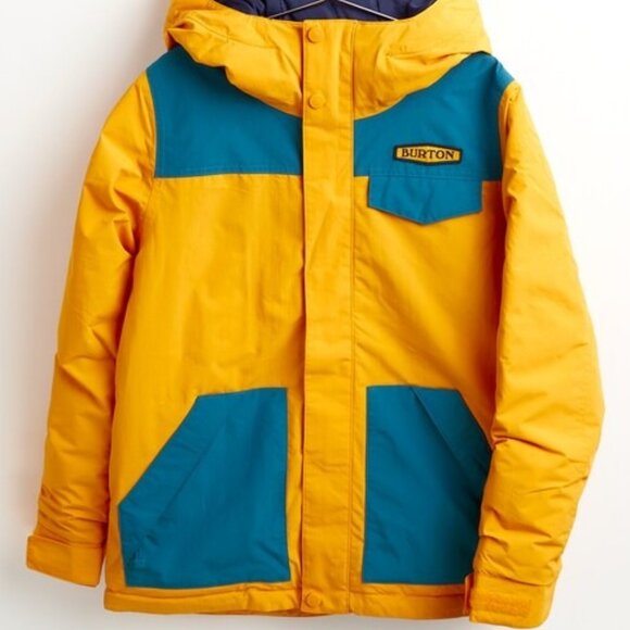 Burton Other - NEW Burton Jacket Youth Boys Small and Large Cadmium Yellow Dugout Snowb…